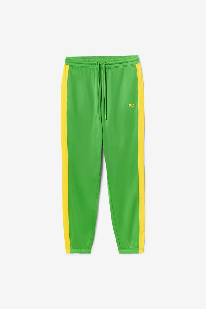 Fila Pants Brazil Track Mens Green - India KHX-814326